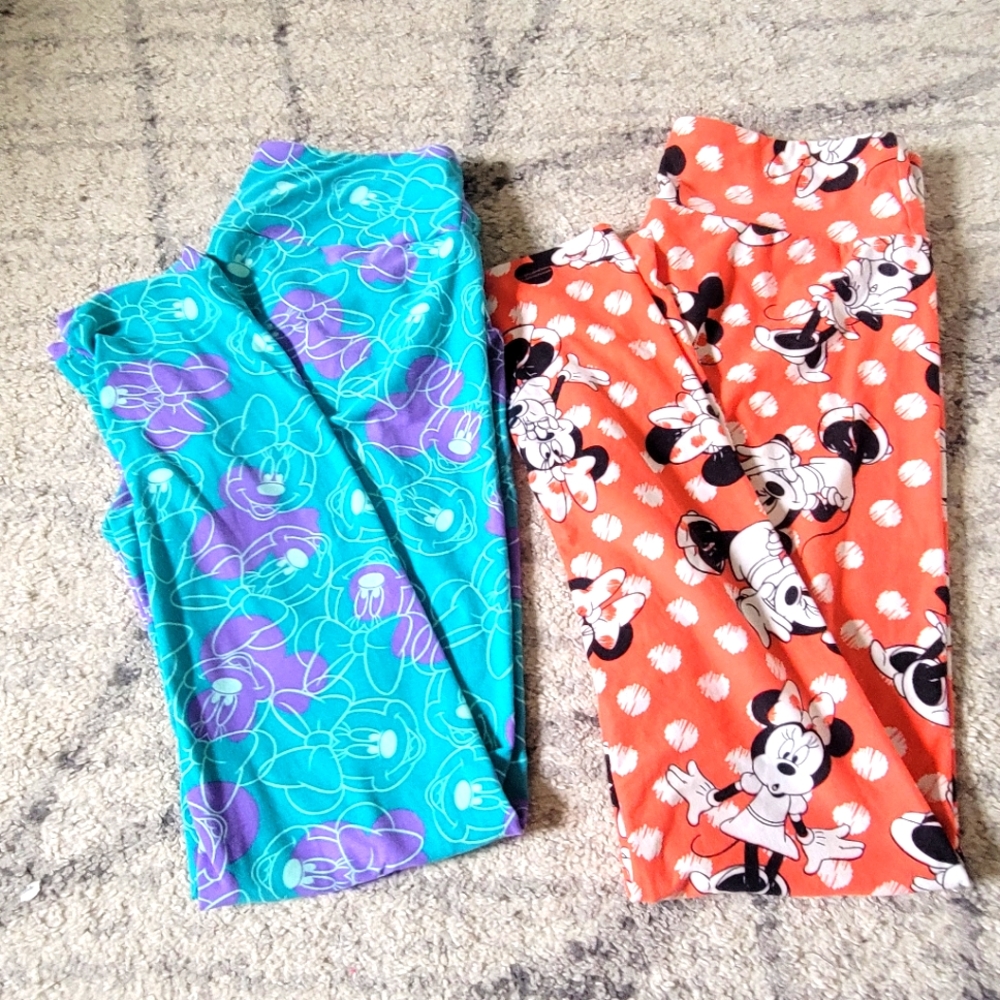 LuLaRoe Minnie Mouse Leggings lot